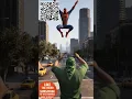 Download Lagu GTA V  Spider-Man swings between Los Santos skyscrapers, stopping gangster's #gta5 #gta #ytshorts