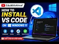 How to Install Visual Studio Code on Windows 11 2026 VS Code Setup Tutorial