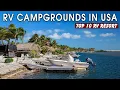 Top 10 RV campgrounds in USA Best RV Parks