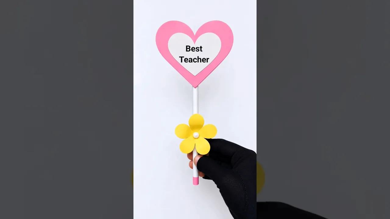 Easy Teachers Day Craft