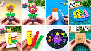 Cute wooden fish made of colorful cardboard, did you learn it_#funny#claywork#diy#craft