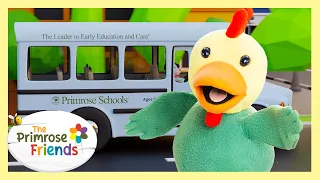 Wheels on the Primrose Bus 🚌 | Songs and Nursery Rhymes for Kids 🎶 The Primrose Friends