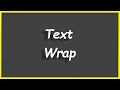 Python Problems Text Wrap