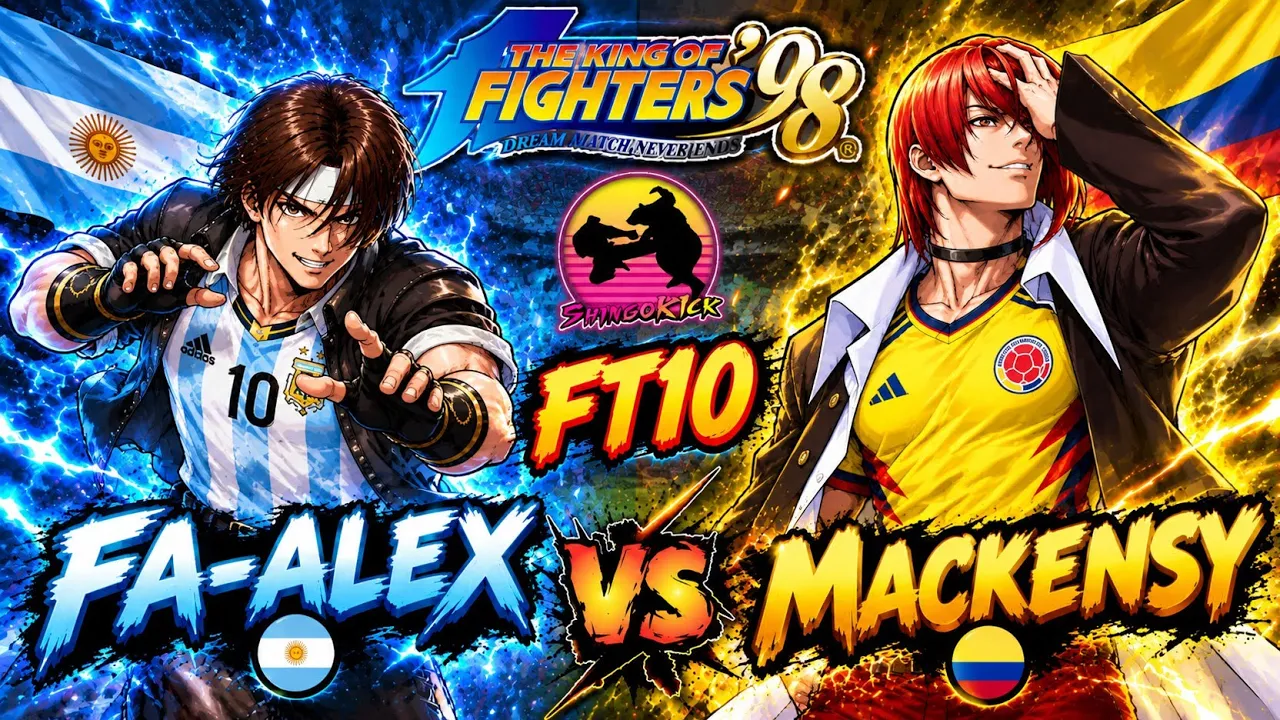 🔥 Promesa 🆚 Leyenda 🔥FA-Alex🇦🇷 🆚 Mackensy🇨🇴 FT10 #kof98