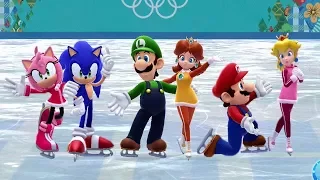 Mario And Sonic At The Sochi 2014 Olympic Winter Games Figure Skating Pairs All Songs  Mario And Sonic At The Sochi 2014 Olympic Winter Games Figure Skating Pairs All Songs