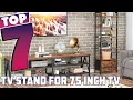 7 Must-Have TV Stands for 75 Inch TVs in 2025