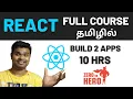 React Js Tutorial for beginners in Tamil 2025 Full Course for Beginners Basic to Advanced concepts