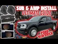 Ford Maverick Subwoofer Amplifier Complete Install Guide