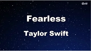 Download Fearless - Taylor Swift Karaoke【No Guide Melody】 MP3