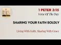 Download Lagu Bible Verse Of The Day  | 1 Peter 3:15 | Sharing Your Faith Boldly | Aug 24, 2025