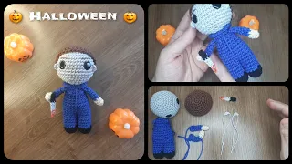 Halloween Michael Myers Amigurumi COMPLETE CLASS