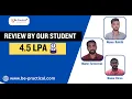 Placed students at Be Practical Full stack Developer Course Join Us For Job Ready Courses