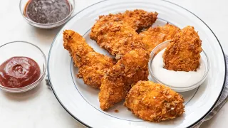 Air Fryer Doritos Crusted Chicken with Time Temp - Crunchy Chicken Goodness
