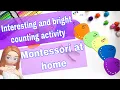 Easy counting activity for toddlers and preschoolers