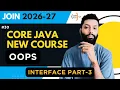 Interface in Java Part-3 Interface Variables final Keyword Hindi