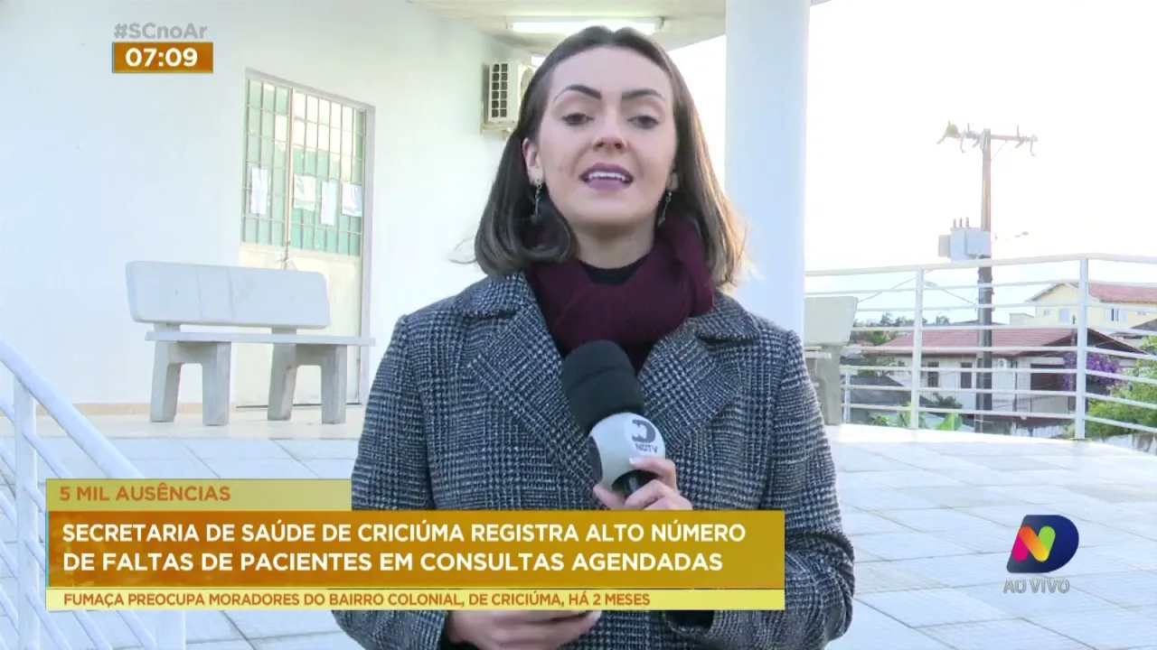 Secretaria de Saúde de Criciúma registra alto número de ausência de pacientes em consultas agendadas