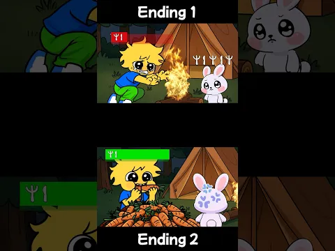 Choose one 1 or 2? Who made the right choice? #roblox #99nightintheforest