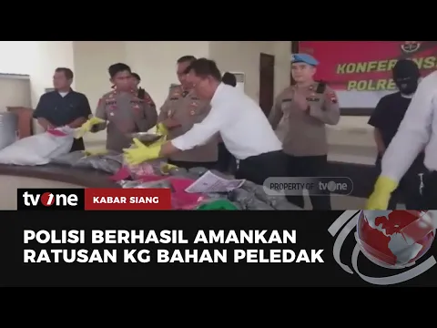 Bahan Peledak yang Beredar di Sejumlah Daerah Diamankan Pihak Kepolisian