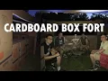 Building a Cardboard Box Fort from Home Depot
