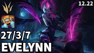 Evelynn Jungle vs Sylas - KR Grandmaster Patch 12 22