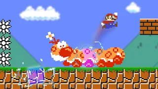 Everything Mario jumps on gets electrified