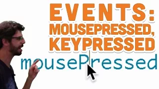 3 3 Events mousePressed keyPressed - Processing Tutorial