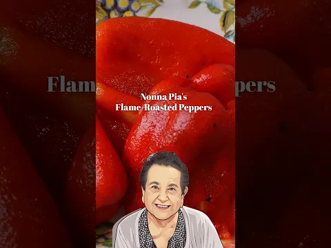 Nonna Pia’s Flame-Roasted Peppers: No Tongs Needed! 🔥🫑🤌 #madewithlove #nonnapia #roastedpeppers