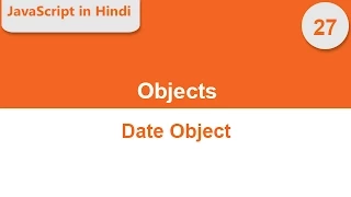 JavaScript Date Object -