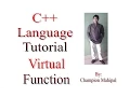 C Programming Language Tutorial 75 Virtual Function with example