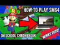 How to play Super Mario 64 on School Chromebook Works 2022 no download required