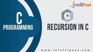Recursion in C Tutorial C Language C Language Tutorial Intellipaat