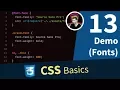 CSS Tutorial Fonts Demo