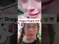 Dentist Reaction to tongue like a Dragon!😱 #shorts #viral #teeth #short