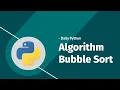 Algoritma Bubble Sort in Python Daily Python Code Live Coding No Talking