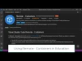 Visual Studio Code Development Containers A Guide for Students