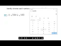 Identify whether each number is rational or irrational