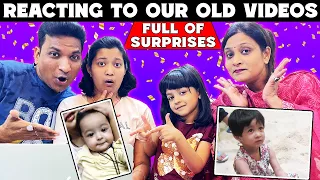 Download Reacting To Our Old Videos - Full of Surprises | Lifestyle | Cute Sisters MP3