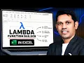 Excel AI Function Builder Create Custom LAMBDA Functions Automatically