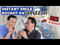 Testing a 20 Instant Smile from Amazon Dentists React