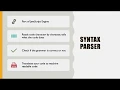 1 Javascript Basic Syntax Parser Lexical environment Execution Context