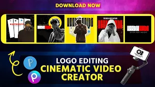 cinematic video editor logo video editor logo plp file content creator logo editing 