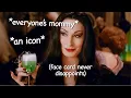 morticia addams being MOMMY for 6 minutes and 21 seconds