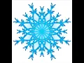 Snowflake coloring and printable page Colouring Book World