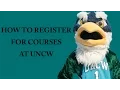 How to Register for Courses-Freshmen Orientation