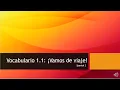 Avancemos 2 Vocabulary U1 L1