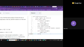 PDSA Live Coding Session - Week 8