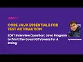 Java Program to Print The Count Of Vowels For A String