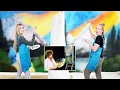 Bob Ross Painting Challenge On My Living Room Wall