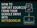Hoe u uw Google Drive-bronnen in NotebookLM kunt gebruiken