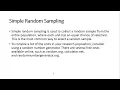 Data Analytics - Statistical Sampling 1